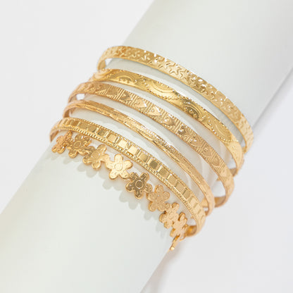 ✨HC113: Bangles Sets for Stack: Bangles Sets (Golden)✨