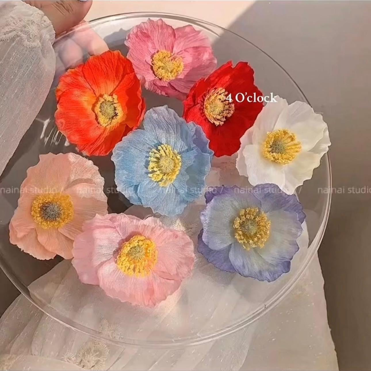 🌺Poppy Side Clip: Poppy Red✨