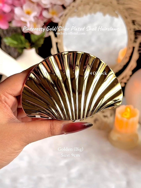 🐚Pinteresty Shell Hair Claws: Golden (Big)🦀✨