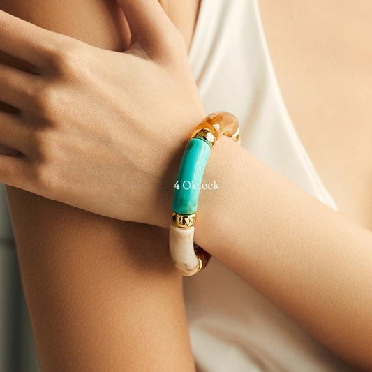 ✨HC69: Elastic Resin Bangles/Bracelet - Multi Colored (Sea Theme Based)💗