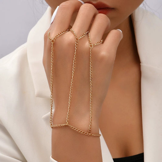 ✨RB08: Ringchain Bracelet:Triple Ring Layered ✨