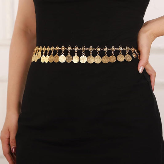 ✨WC20: Pinteresty Waist Chains: Ancient Coin (Gold)💫
