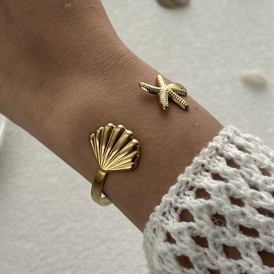 ✨HC29: Handcuff for Stack: Starry Shell Cuff (Golden)✨