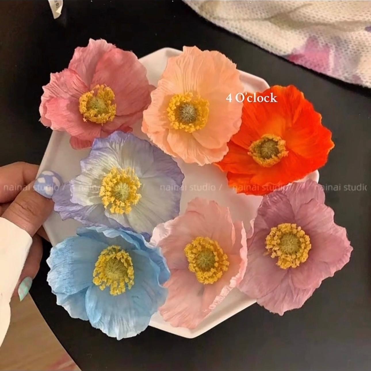 🌺Poppy Side Clip: Poppy Red✨