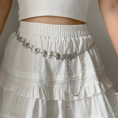 ✨Pinteresty Waist Chains: Small Silver Butterfly💫