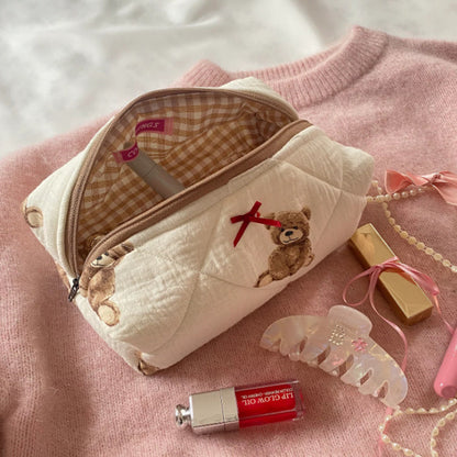 🎀 26.Pinteresty Makeup Bag: Teddy Bear 🫧