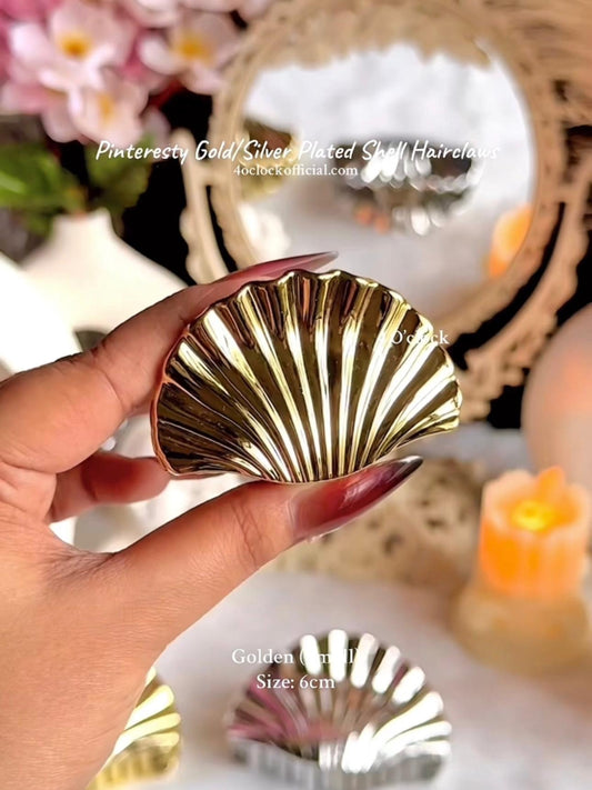 🐚Pinteresty Shell Hair Claws: Golden (Small)🦀✨