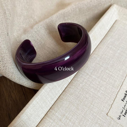 ✨HC90: Elastic Resin Bangles/Bracelet - Purple💗