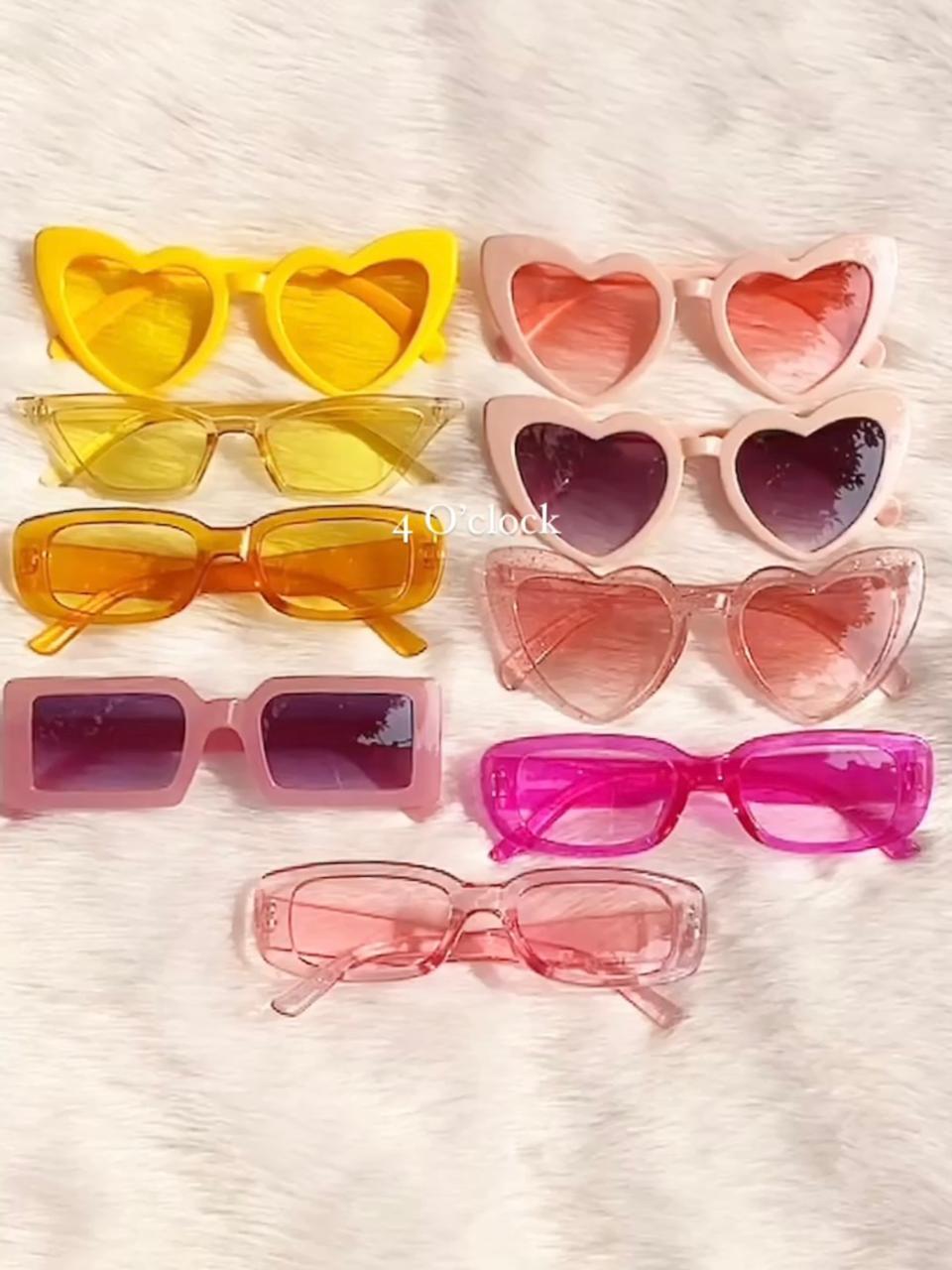 Yellow Sunglasses: Pointy