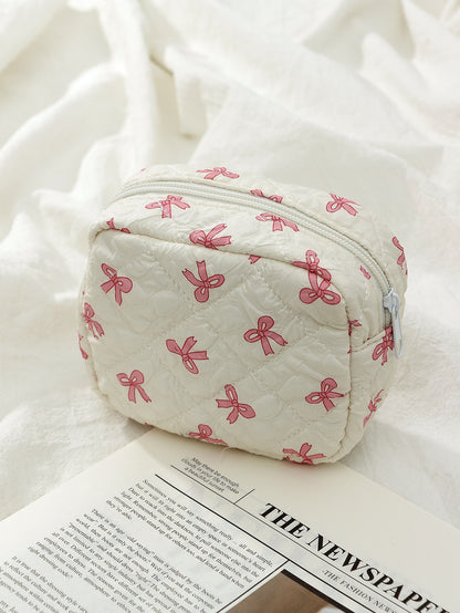 🎀9. Small Pinteresty Makeup Bag: Pink Bow🫧