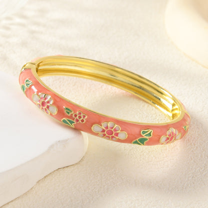 ✨🦢VC193: Vintage Victorian Enamel Bangles : Veloura 🌸🕯️