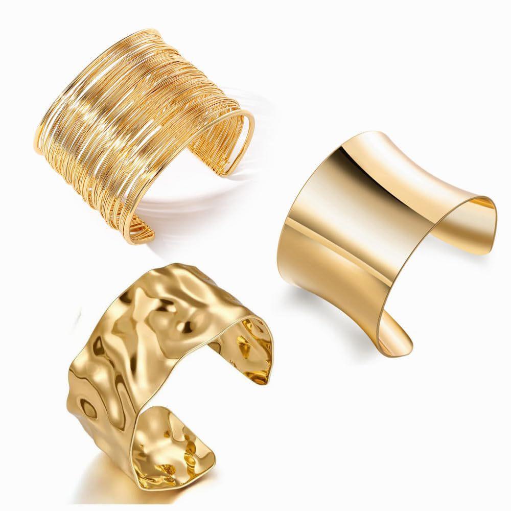 ✨HC20.3: Stainless Steel Handcuff for Stack:Textured Cuff (Golden)✨