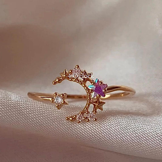 💍R132: Stainless Steel Zircon Minimalistic Finger Ring:(With Box)✨