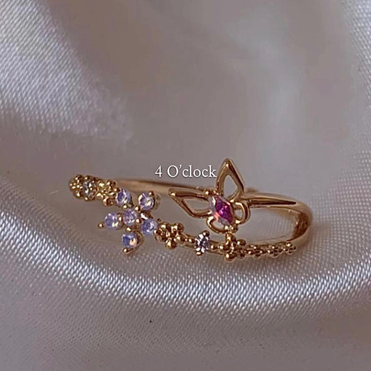 💍R135: Stainless Steel Zircon Minimalistic Finger Ring:(With Box)✨
