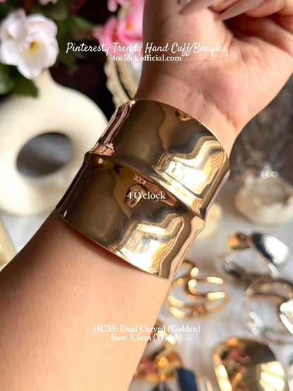 ✨HC35: Handcuff for Stack: Dual Curved (Golden)✨