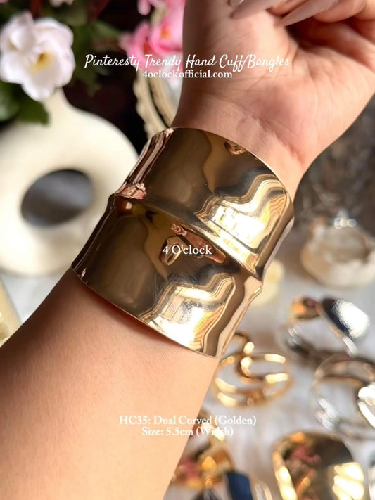 ✨HC35: Handcuff for Stack: Dual Curved (Golden)✨