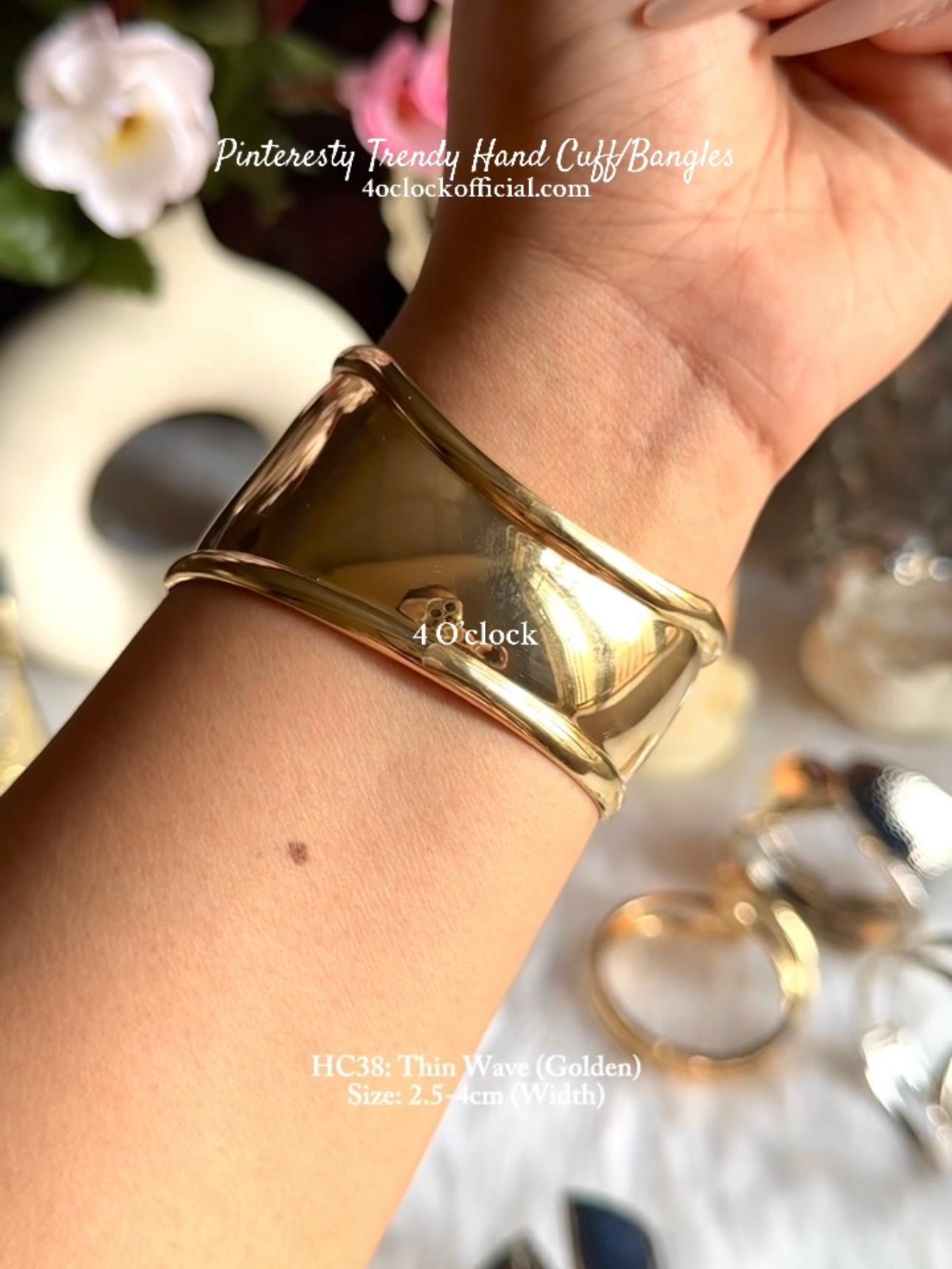 ✨HC38: Handcuff for Stack: Thin Wave (Golden)✨