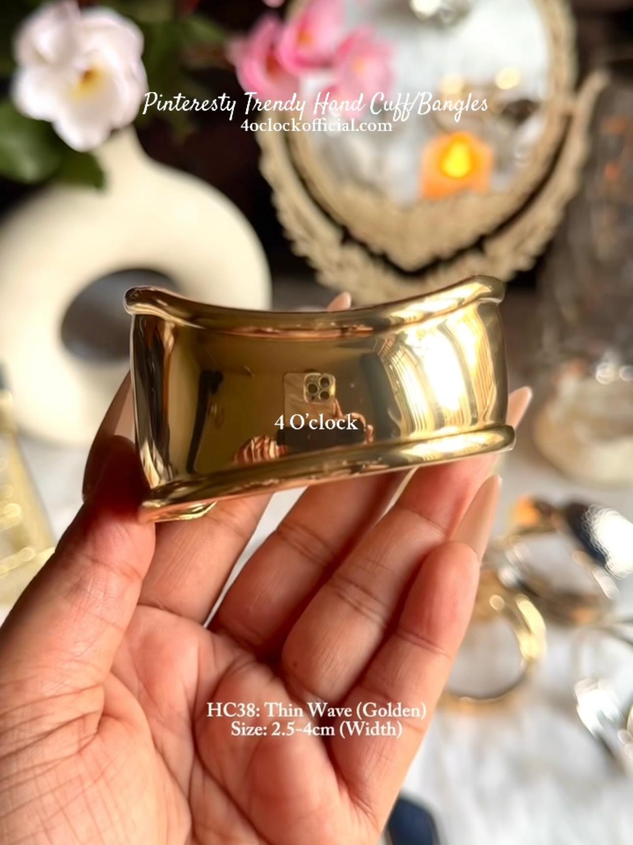✨HC38: Handcuff for Stack: Thin Wave (Golden)✨