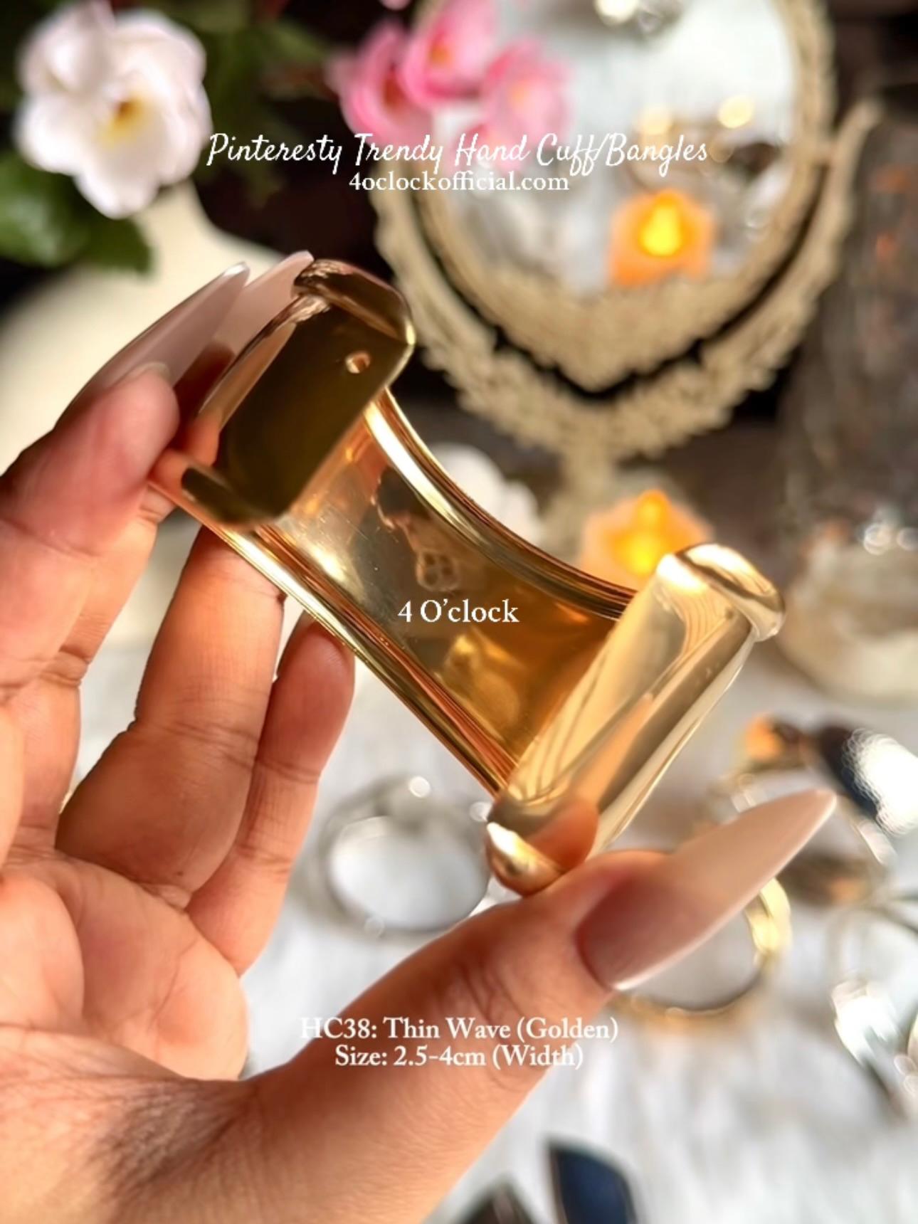 ✨HC38: Handcuff for Stack: Thin Wave (Golden)✨