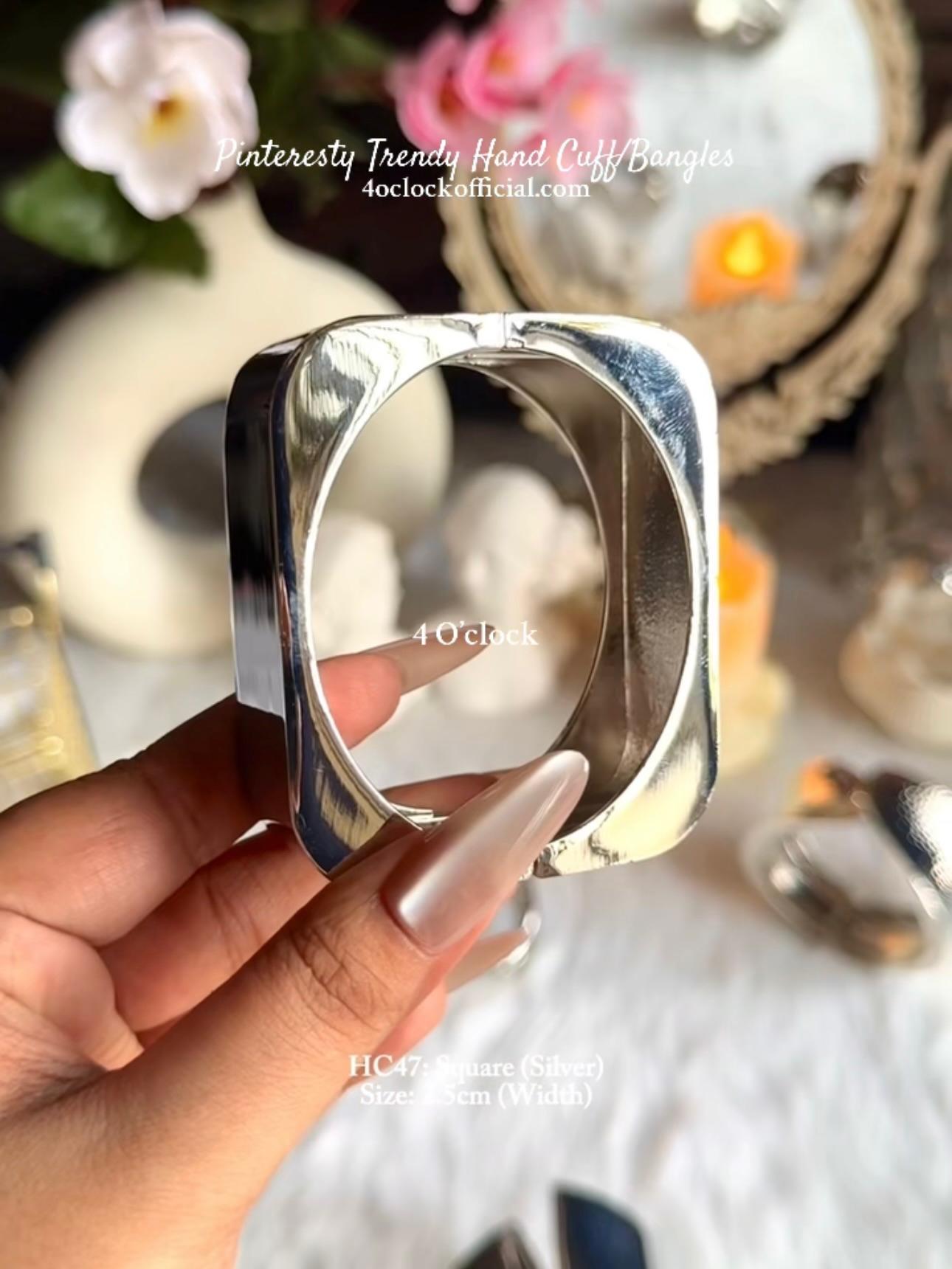✨HC47: Handcuff for Stack: Square (Silver)✨