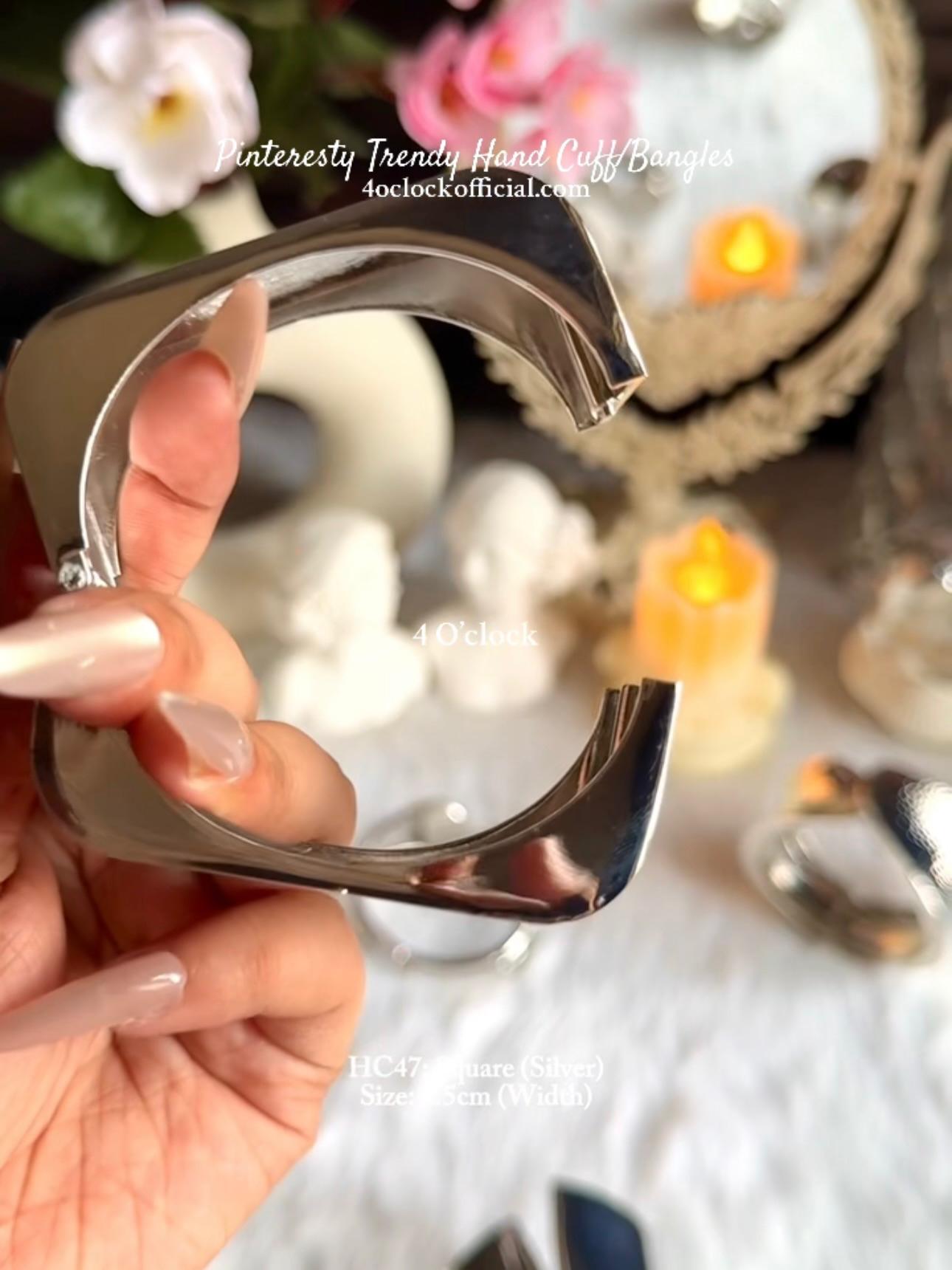 ✨HC47: Handcuff for Stack: Square (Silver)✨