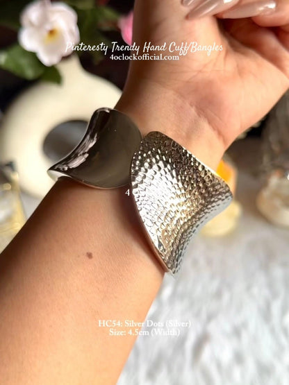 ✨HC54: Handcuff for Stack: Silver Dots (Silver)✨
