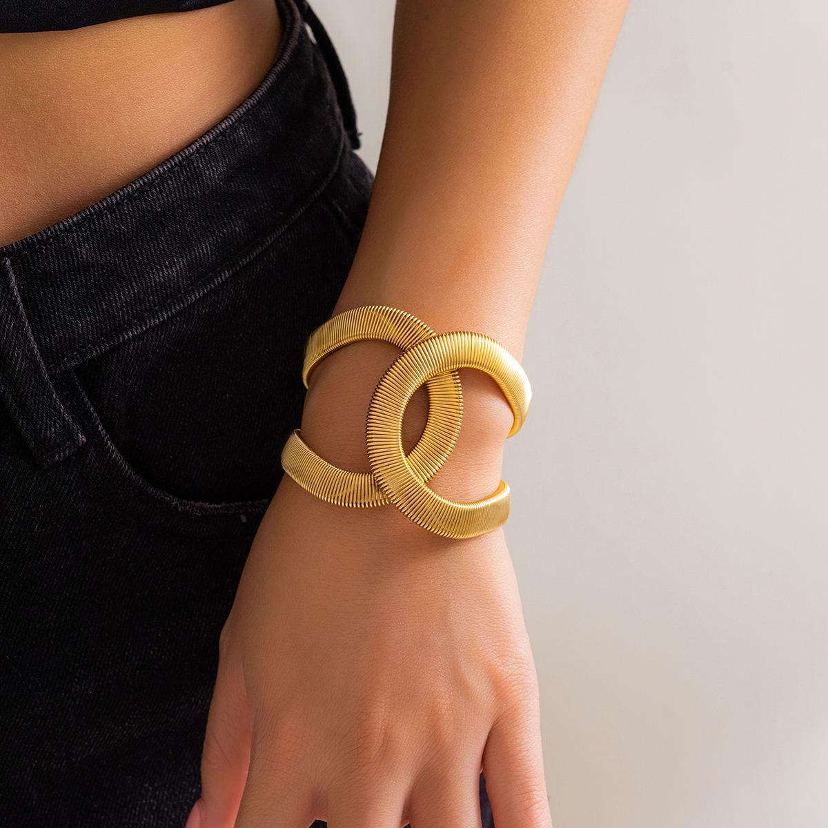 ✨HC34: Handcuff for Stack: Wired Round (Golden)✨
