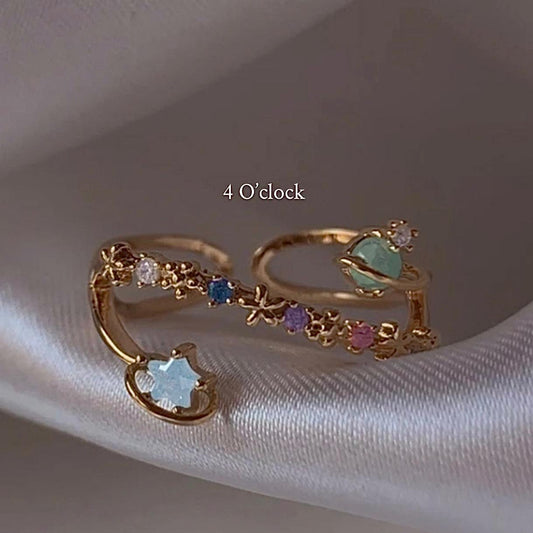 💍R153: Stainless Steel Zircon Minimalistic Finger Ring:(With Box)✨