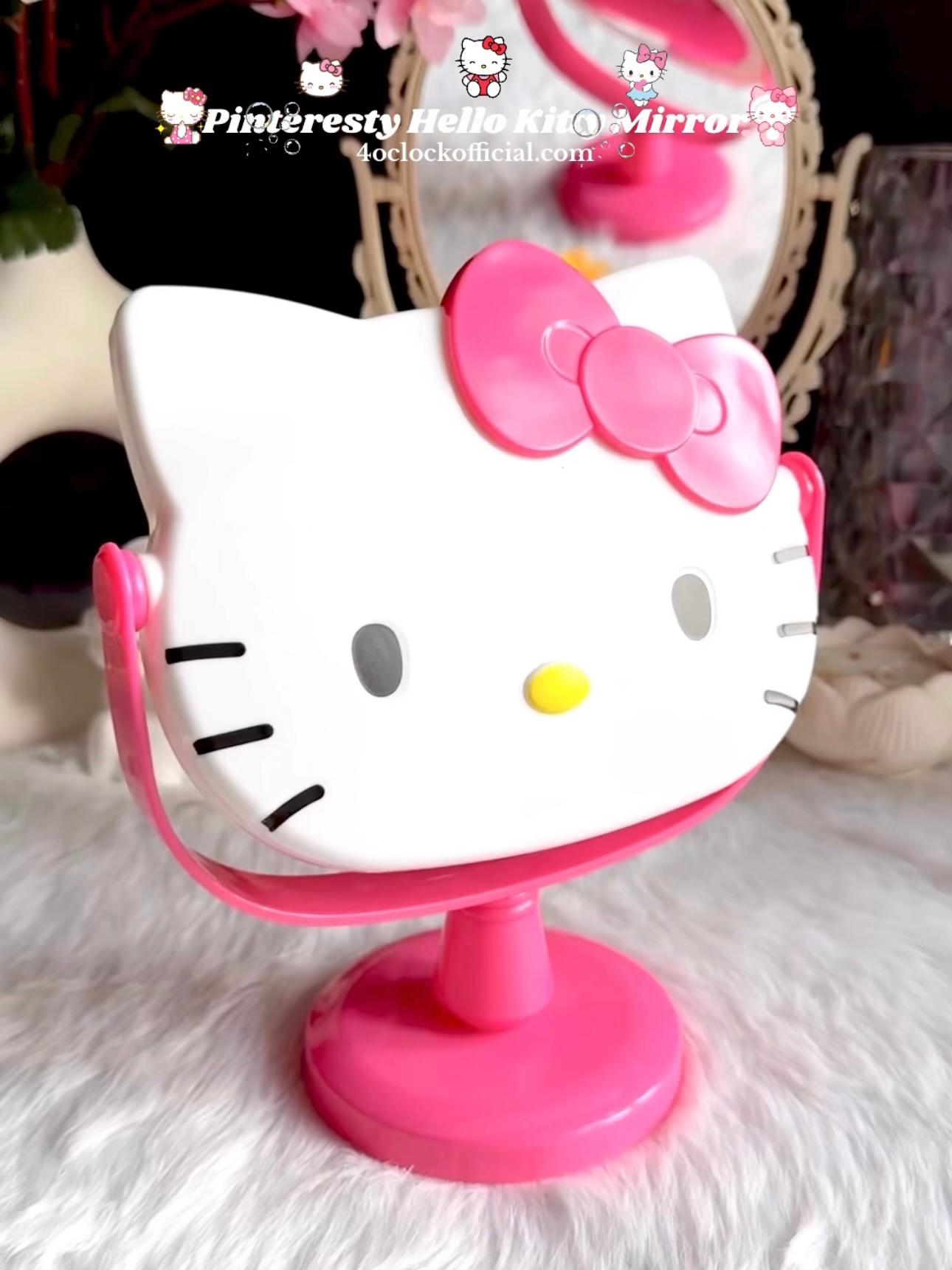 🎀Hello Kitty Table Mirror: Hot Pink🌸