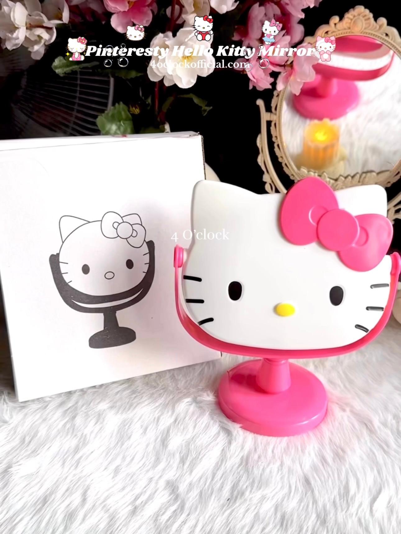 🎀Hello Kitty Table Mirror: Hot Pink🌸