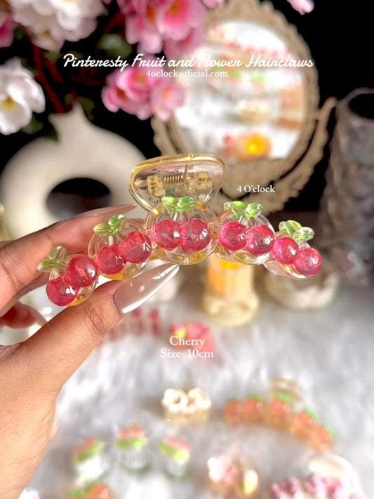 🍇Cottagecore Hairclaws: Cherry🌷✨