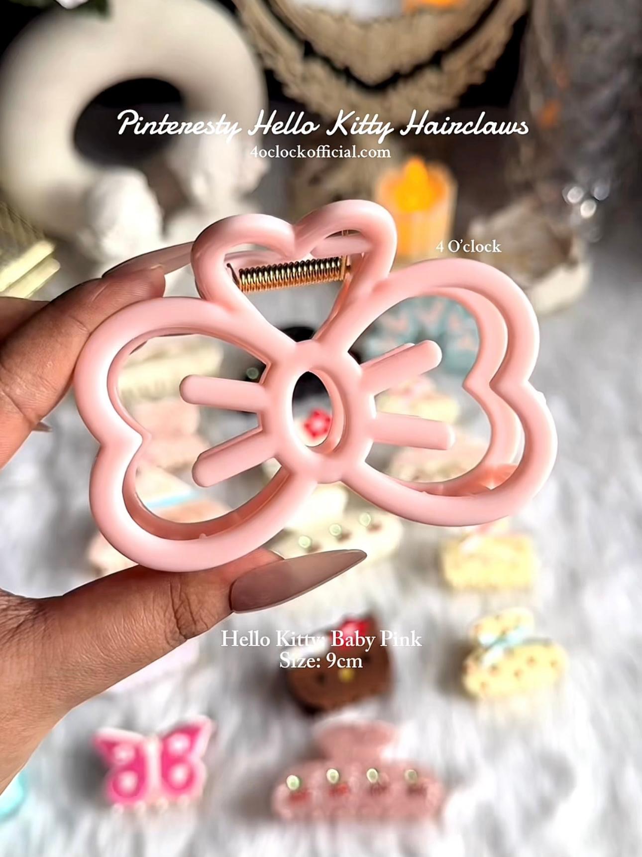 🎀Pinteresty Hello Kitty Hairclaw: Pink✨