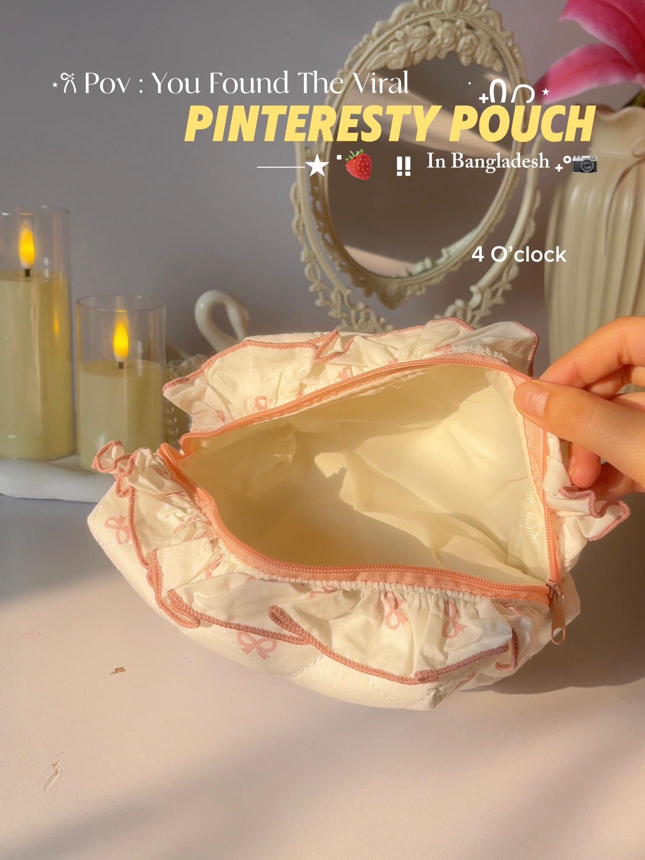 12. Pinteresty Makeup Bag: Pink Bow