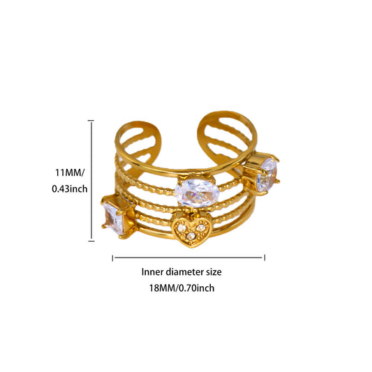R372: Premium Stainless Steel Finger Ring