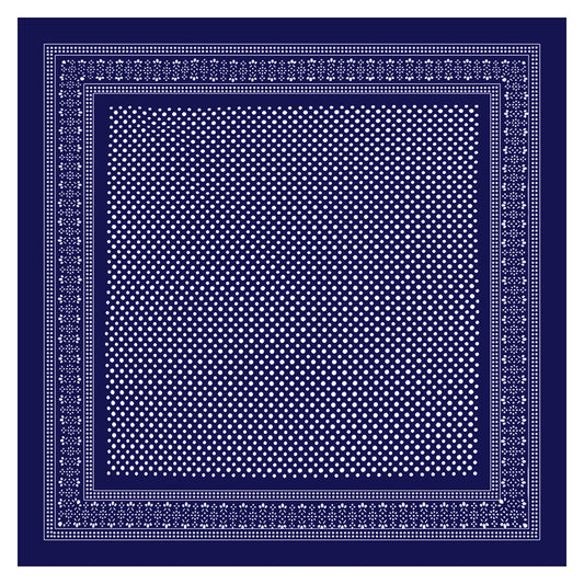Bandana16: 90’s Bandana: Navy Blue Polka dot