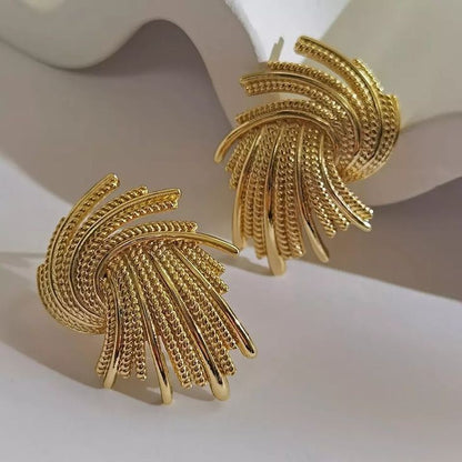 Vintage Earrings: Spiral Shaped