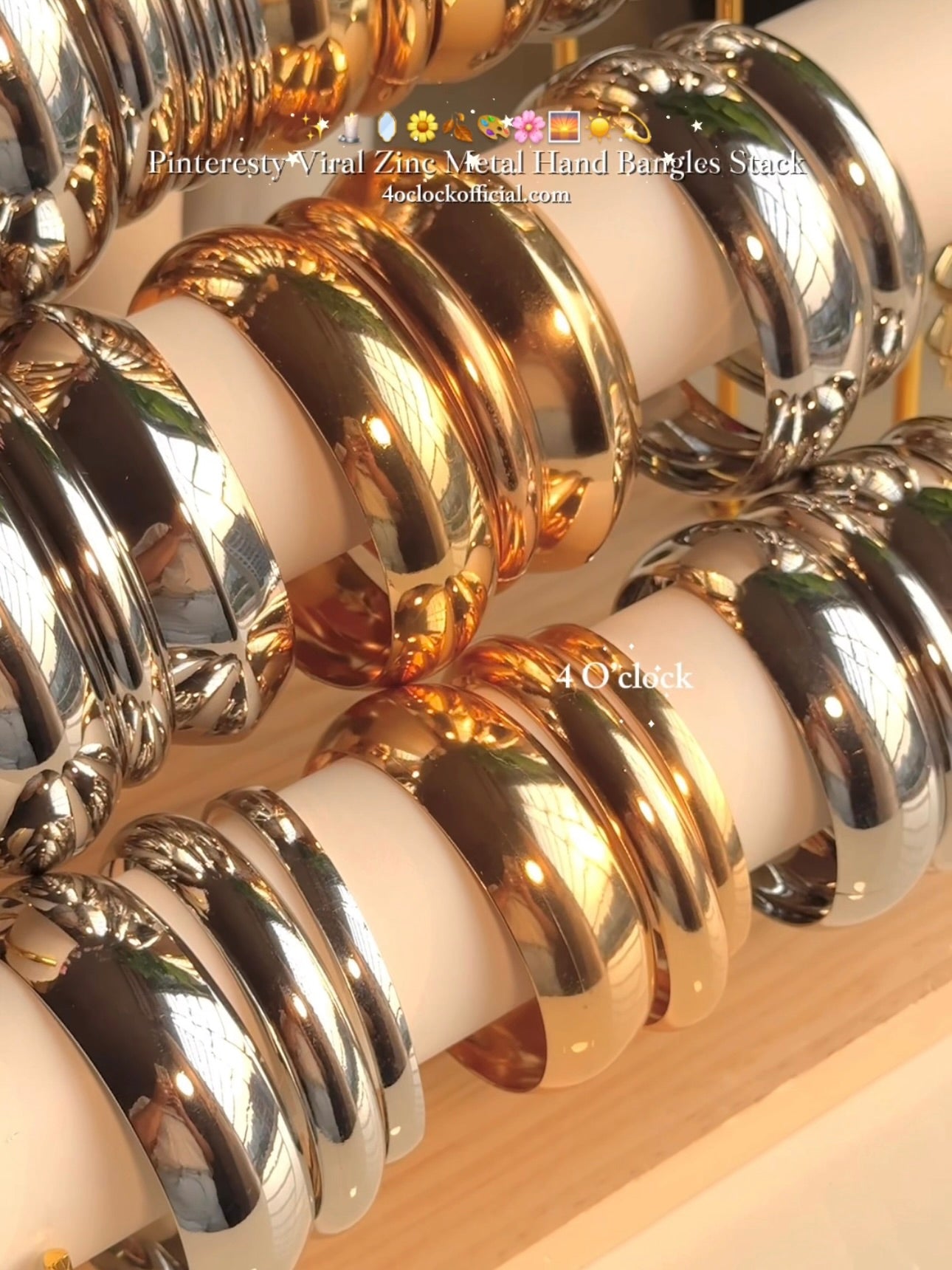 HC120: Bangles Sets for Stack: Bangles Sets (Silver)