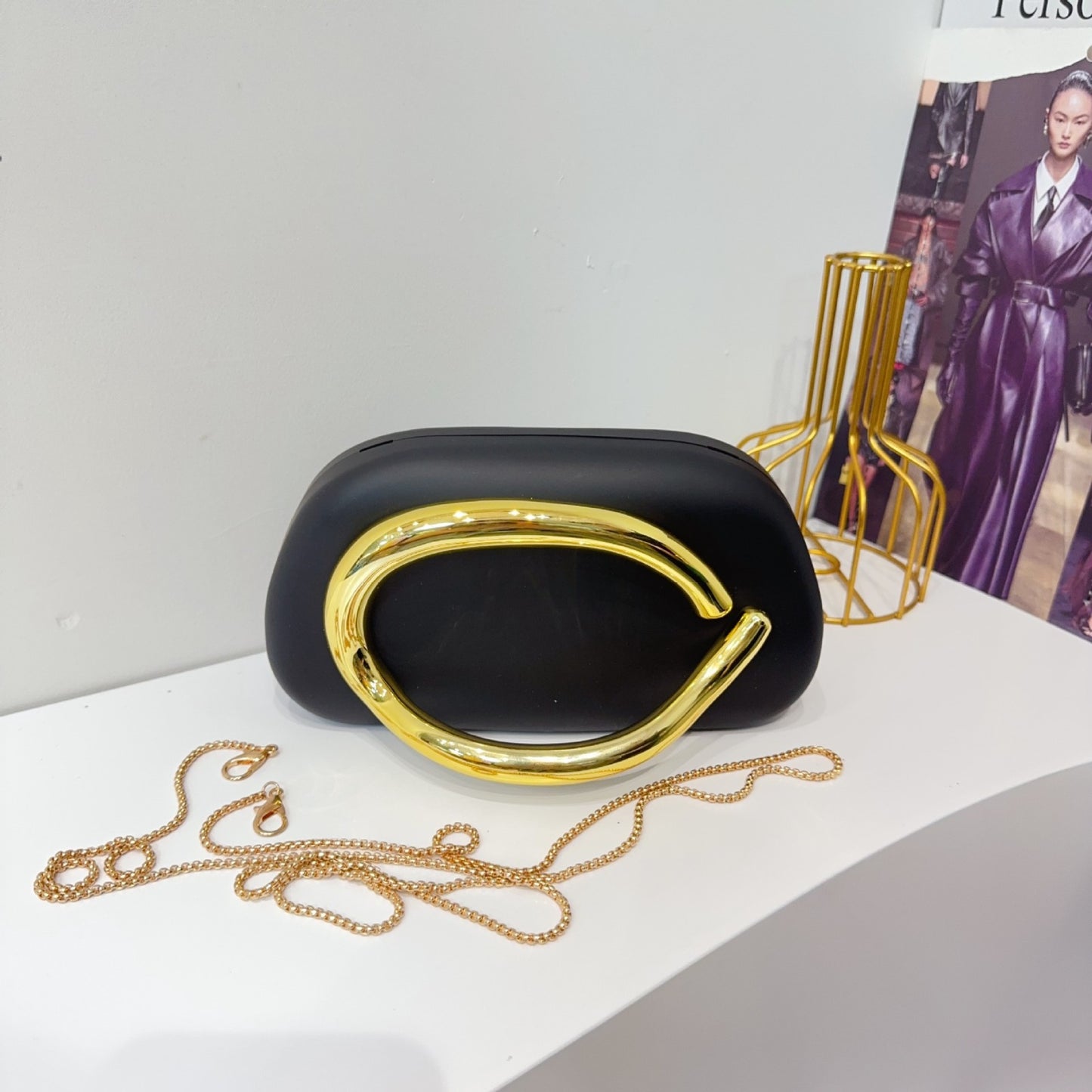 Premium Brand-Design Inspired Clutch: Black (matte version)