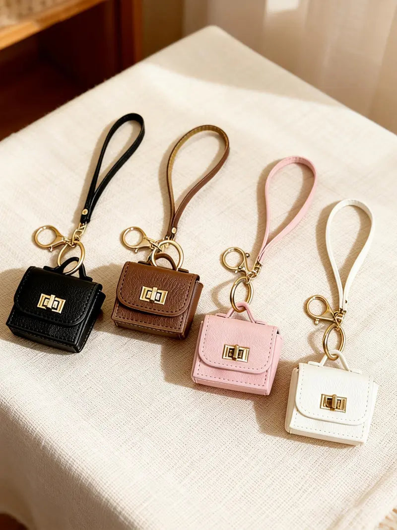 Mini Bag Charm: Brown