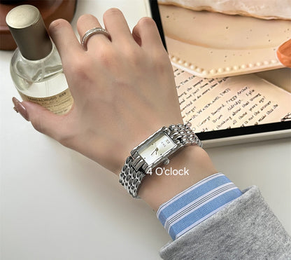 W07: IEKE Branded Wrist Watch: Silver (WITH BOX)
