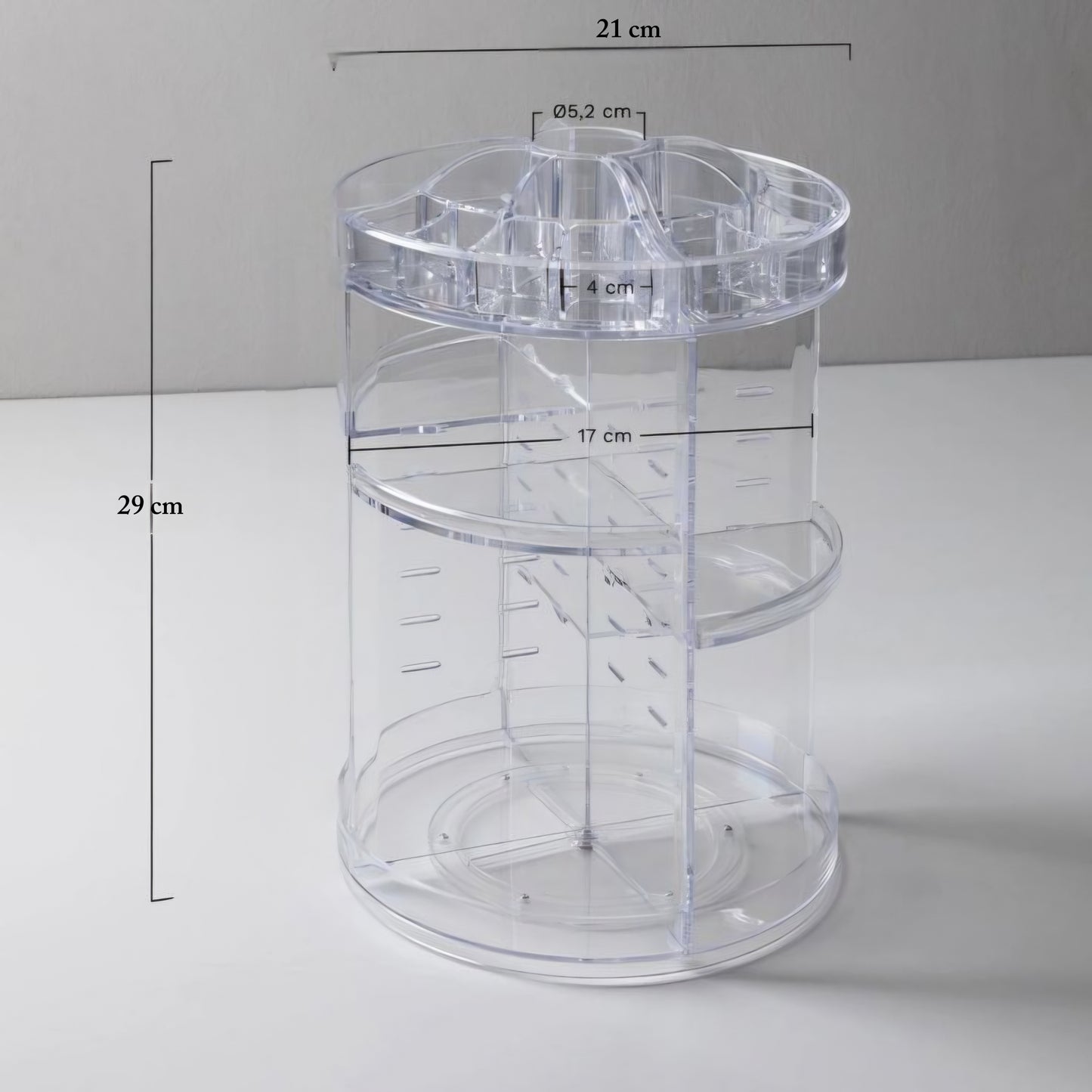 360° Rotating Makeup Organizer