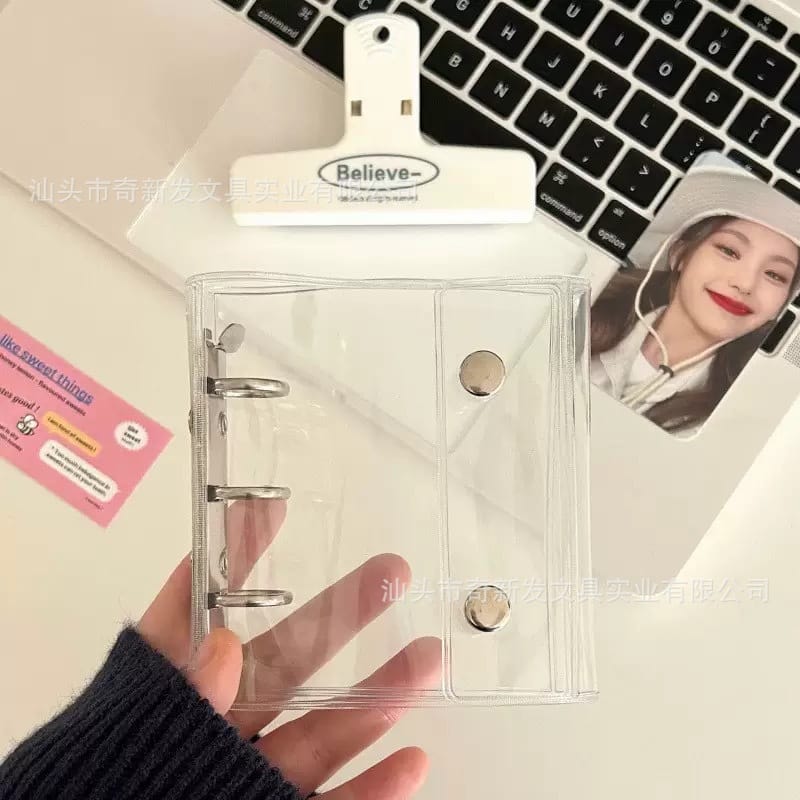 NO5: Nail Set Organizing Booklet: Silver (with free adhesive strips)