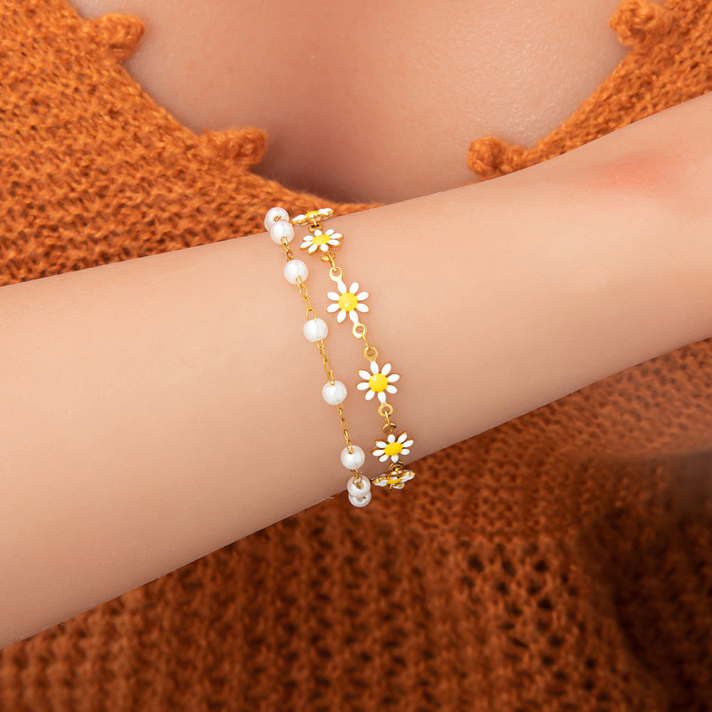BN49: 18K Gold Plated Premium Stainless Steel Charm Bracelet