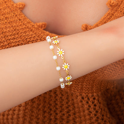 BN49: 18K Gold Plated Premium Stainless Steel Charm Bracelet