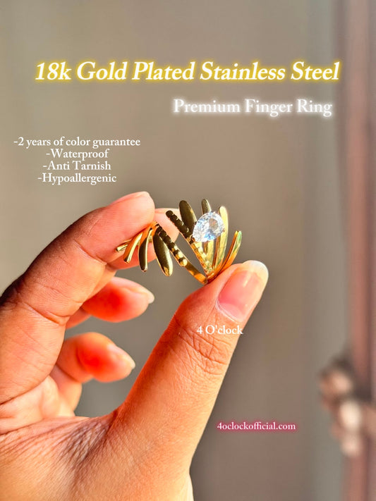 R405: Premium Stainless Steel Finger Ring
