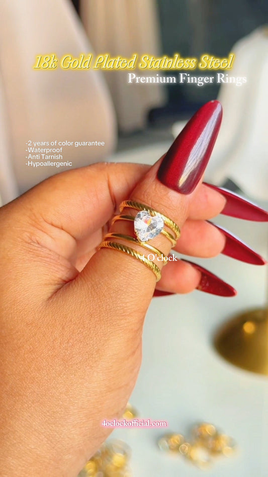 R410: Premium Stainless Steel Finger Ring