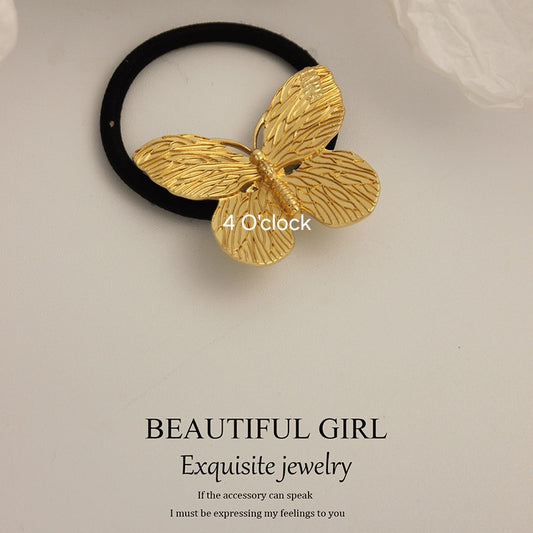 Pinteresty Chunky Hairband : Golden Butterfly