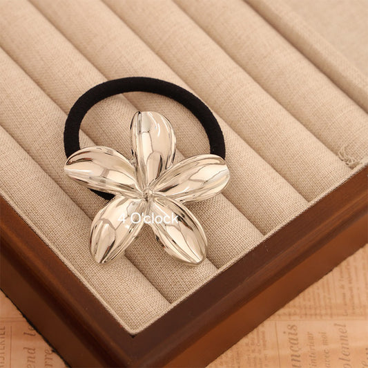Pinteresty Chunky Hairband: Silver Lilly
