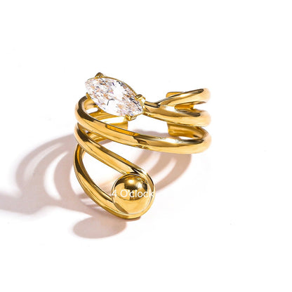 R395: Premium Stainless Steel Finger Ring