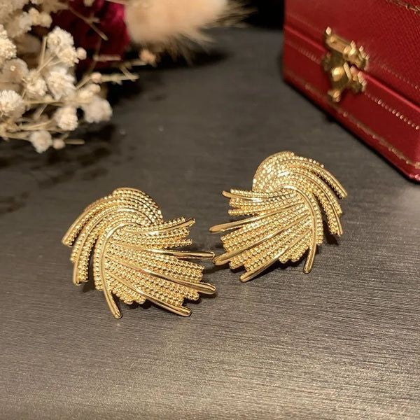 Vintage Earrings: Spiral Shaped